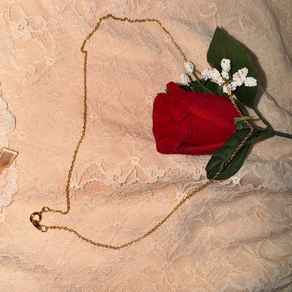 Gold plated necklace